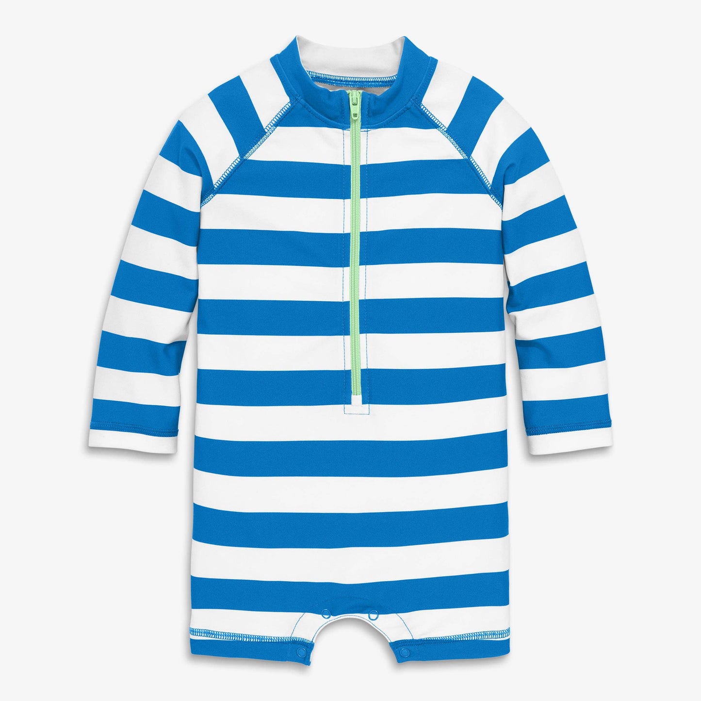 Baby One-Piece Rash Guard In Stripe