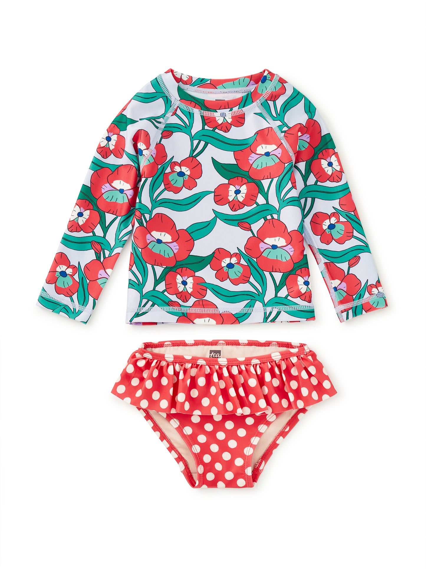 Rash Guard Baby Swim Set - Nouveau Poppy