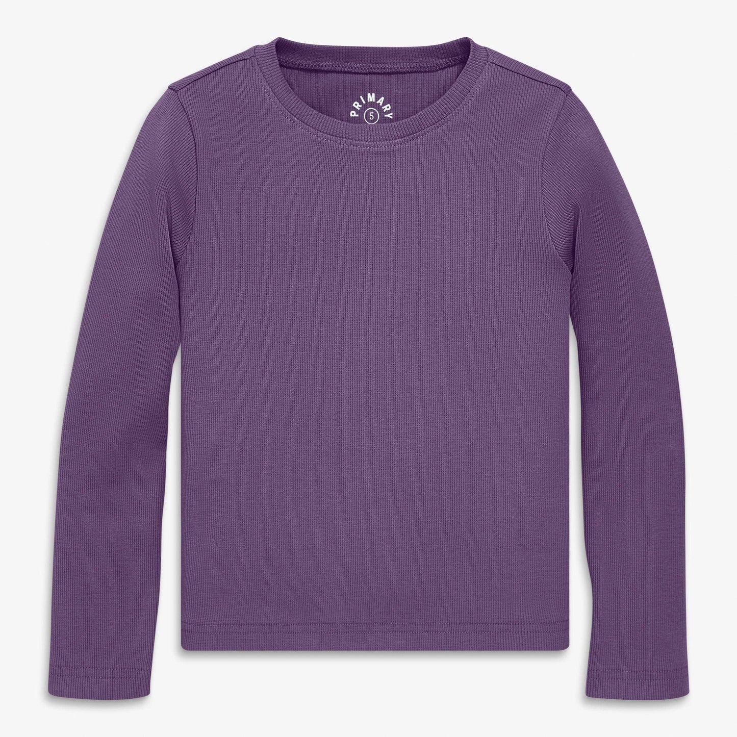Kids long sleeve rib tee
