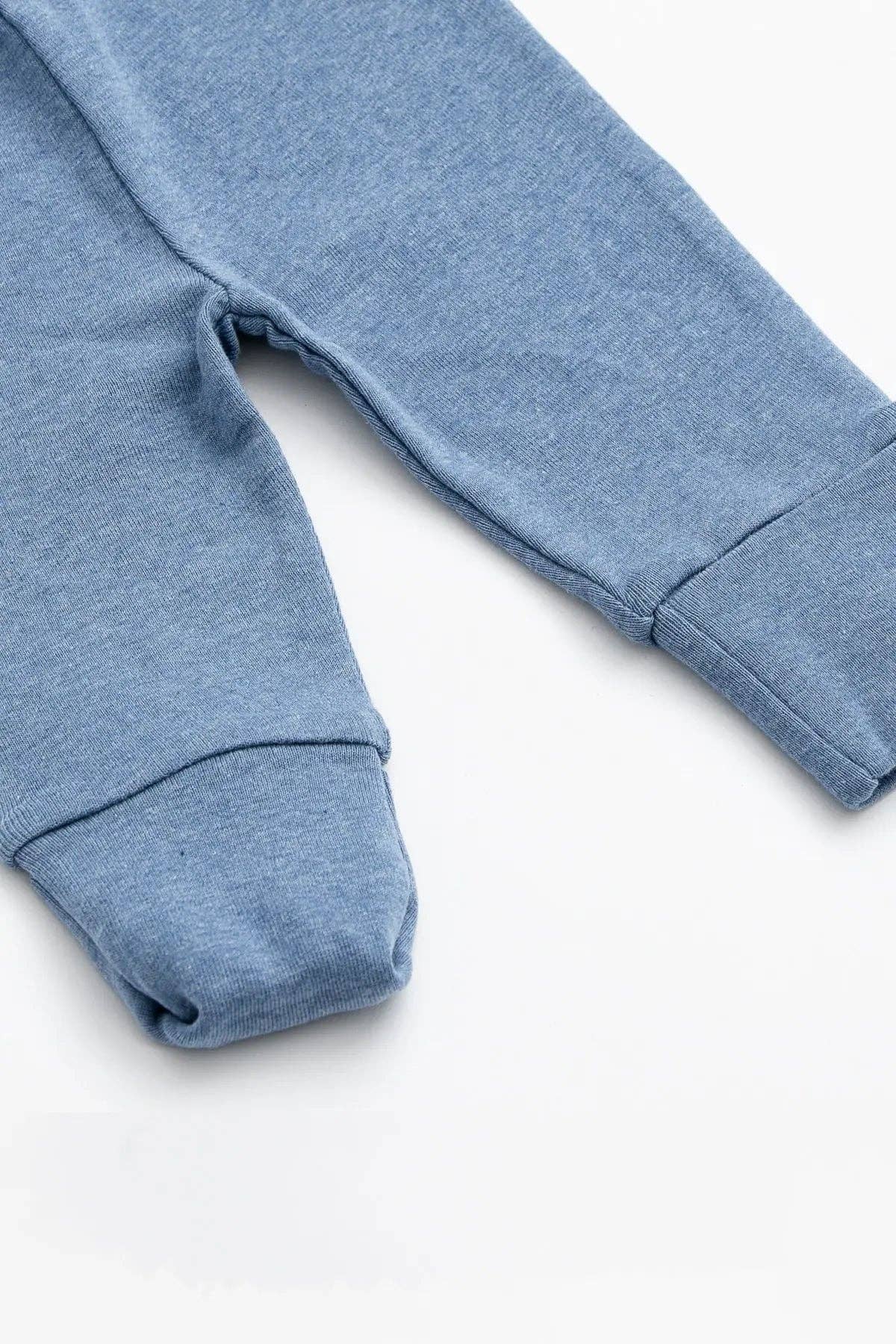 Hello Baby Pant - Light Blue Heather