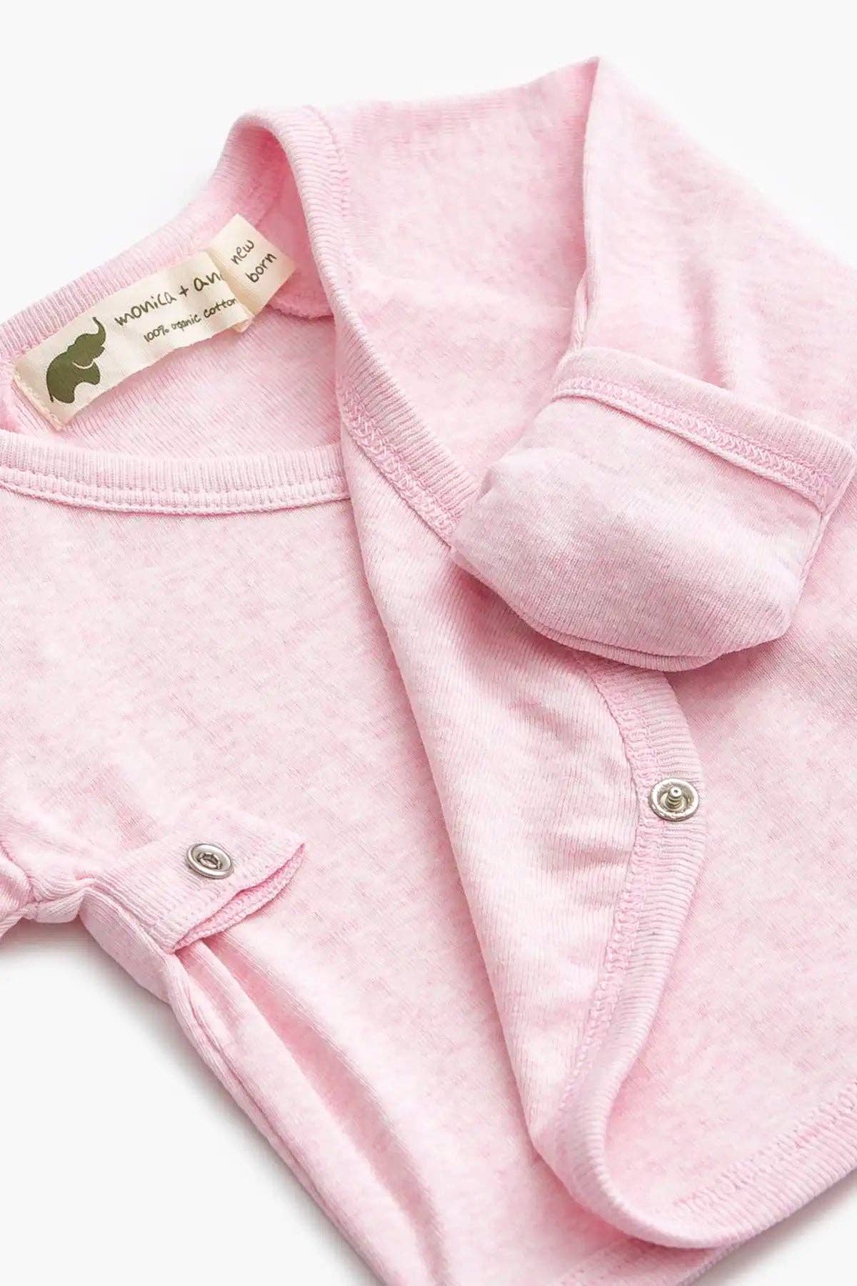Hello Baby Set- Light Pink Heather