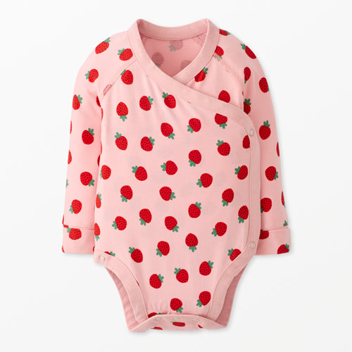 Mini Strawberry Baby Layette Bodysuit In Hannasoft