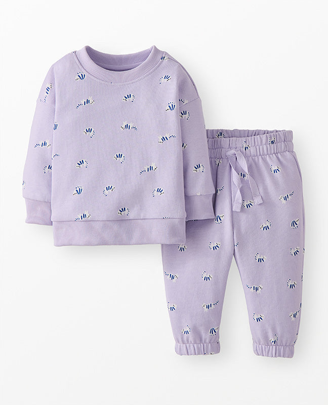 Cute Cats French Terry Top & Pant Set