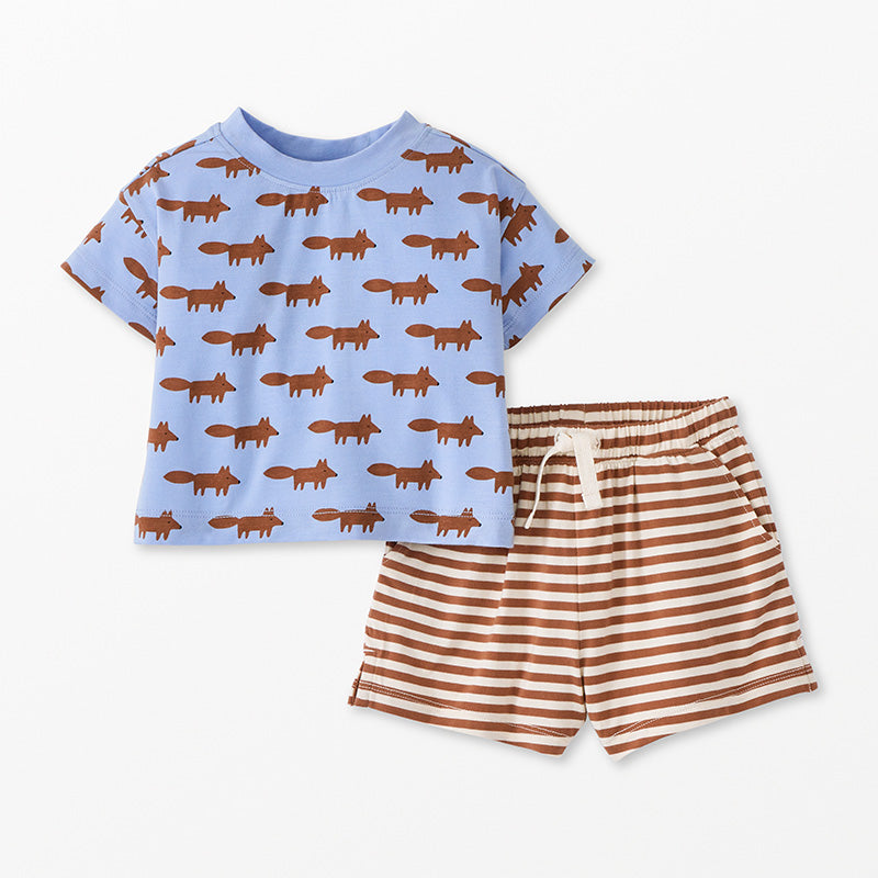 Foxy Tee & Short Set In Hannasoft
