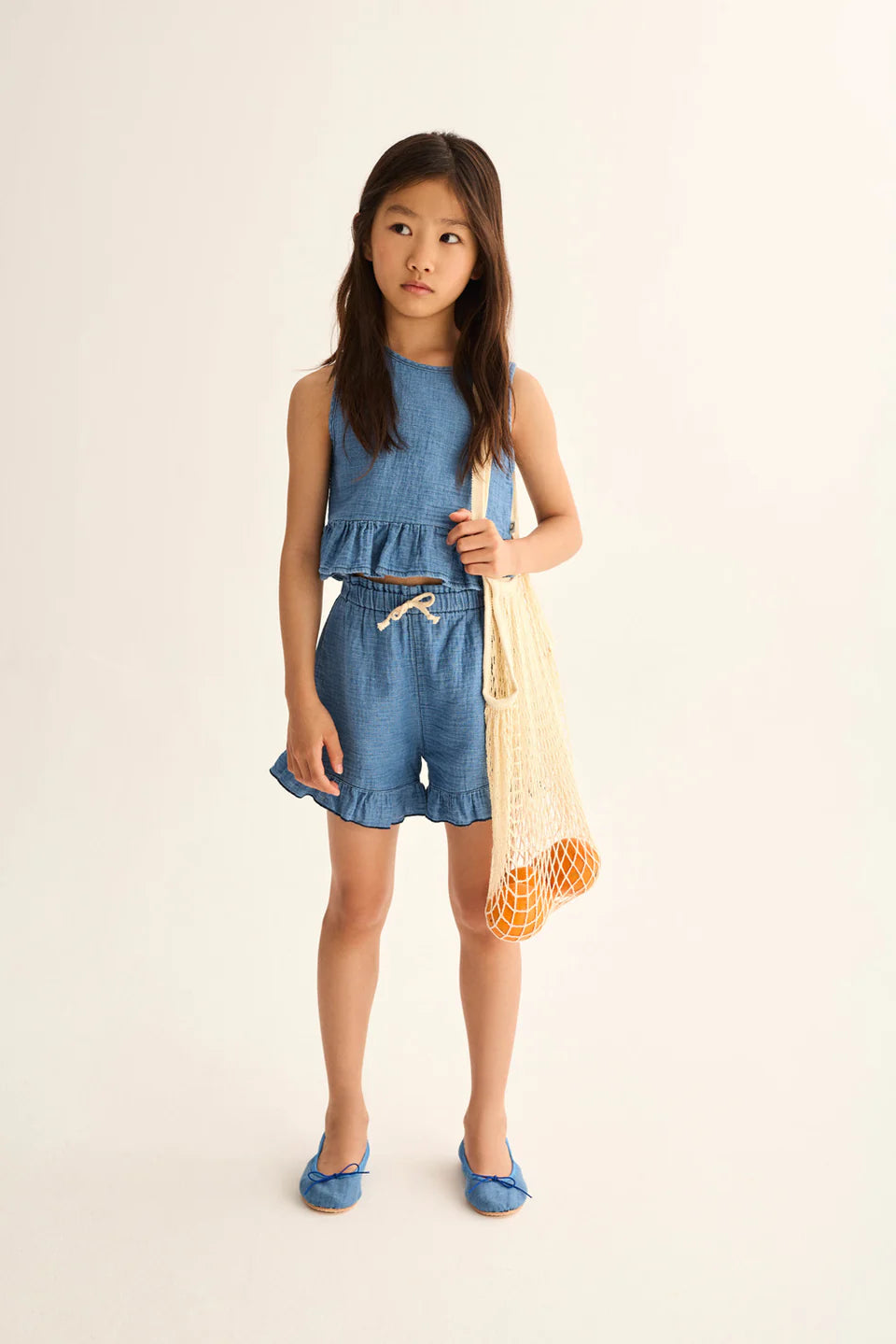Blair Denim-ish Top