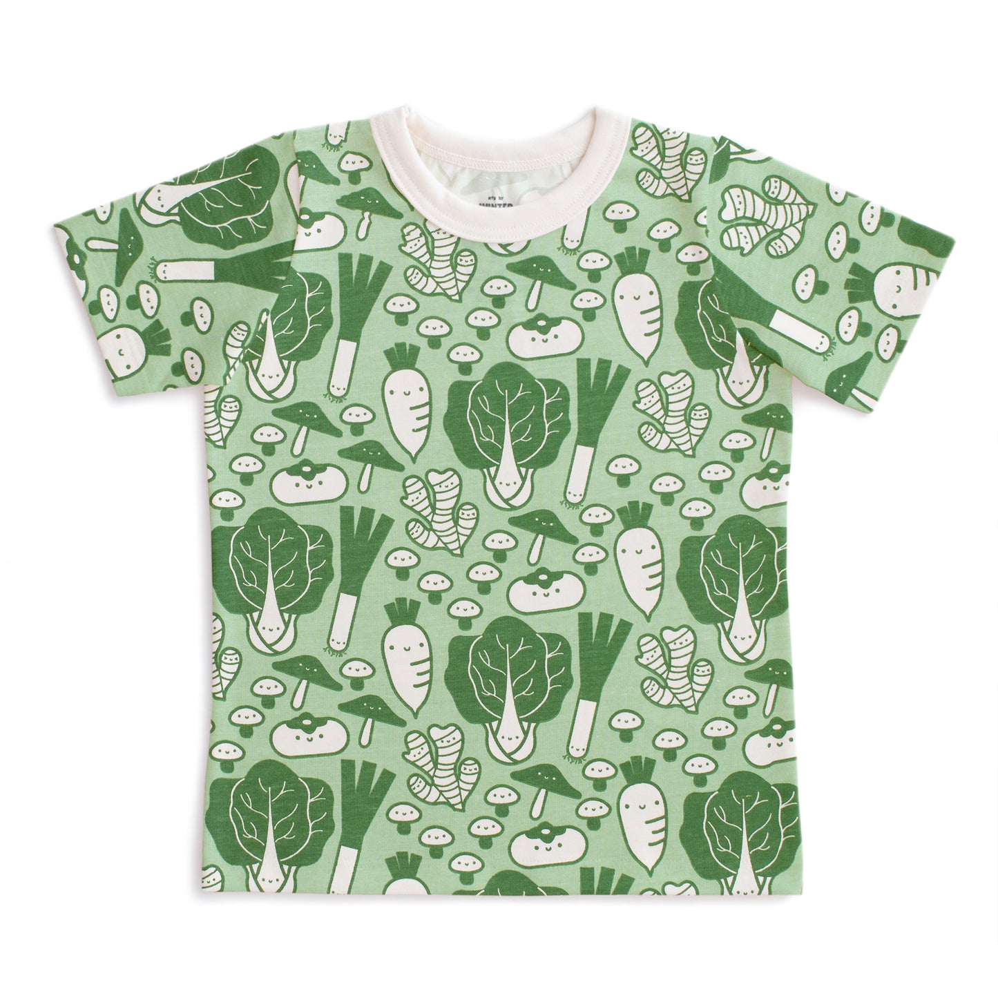 Short-Sleeve Tee - Asian Veggies Green