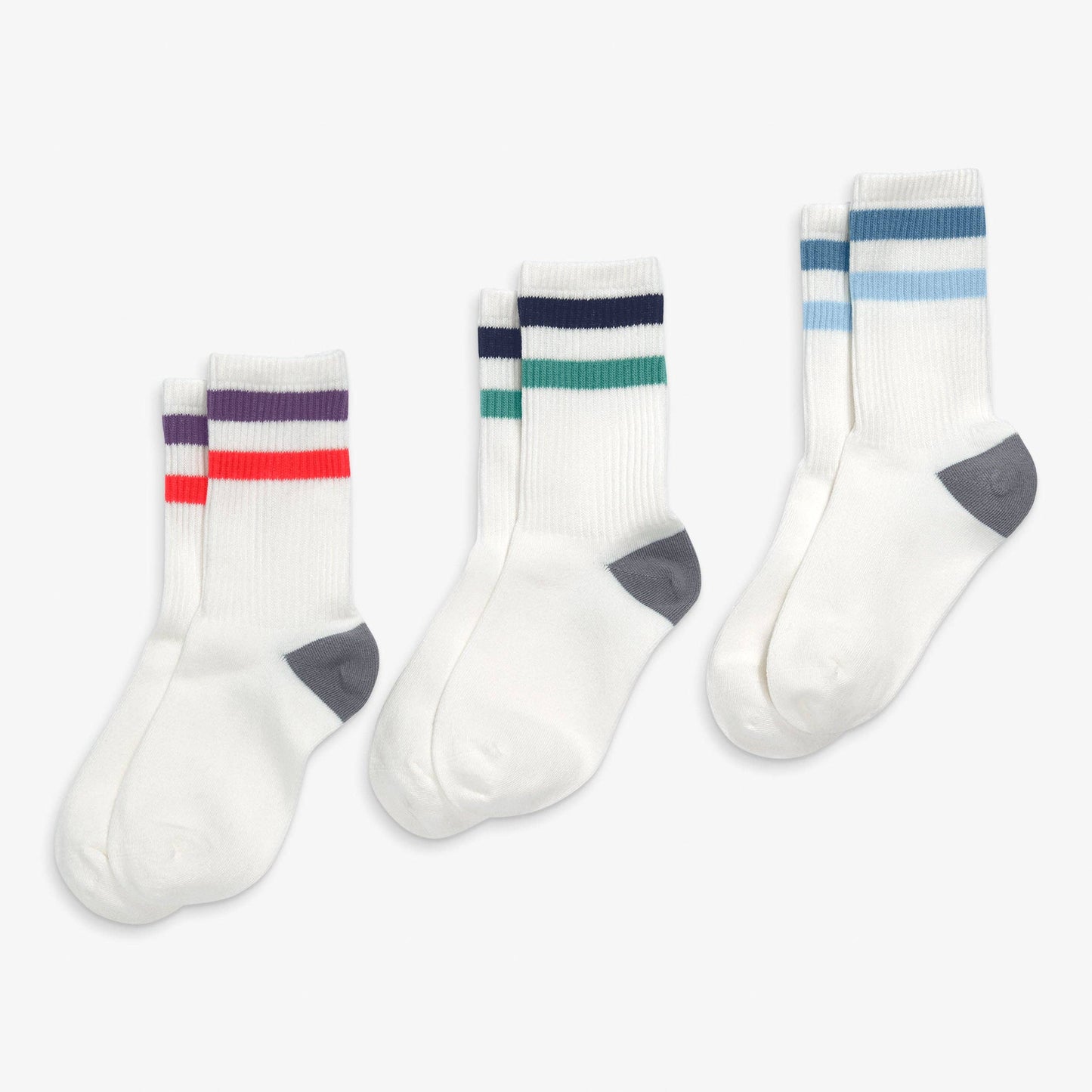 Kids athletic sock 3-pack