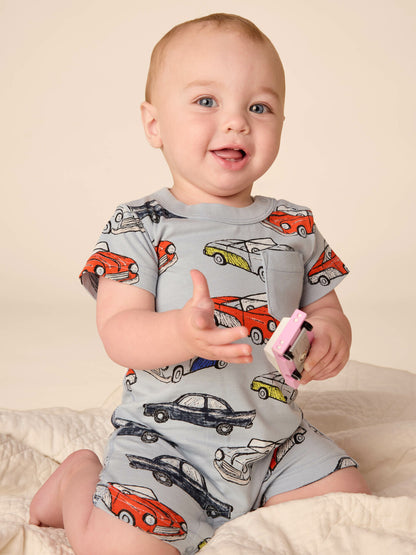 Cars Shortie Baby Romper