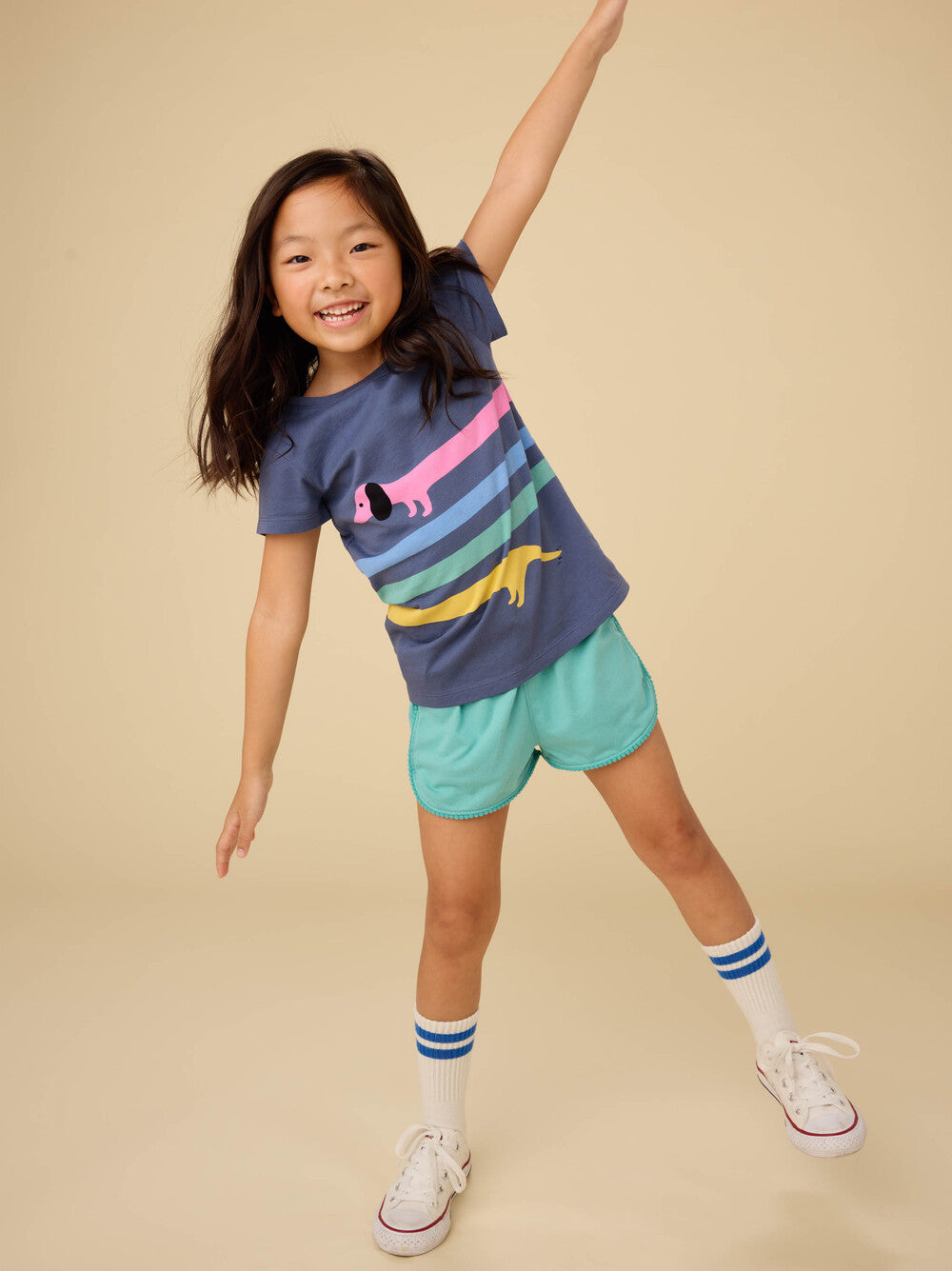 Pom-Pom Shorts - Glaze Blue