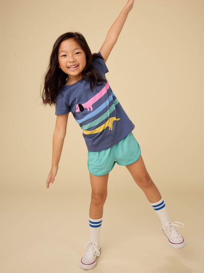 Pom-Pom Shorts - Glaze Blue