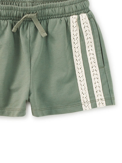 Rosemary Crochet Sporty Shorts