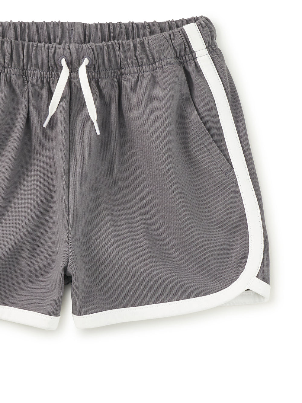 Sporty Ringer Shorts - Thunder