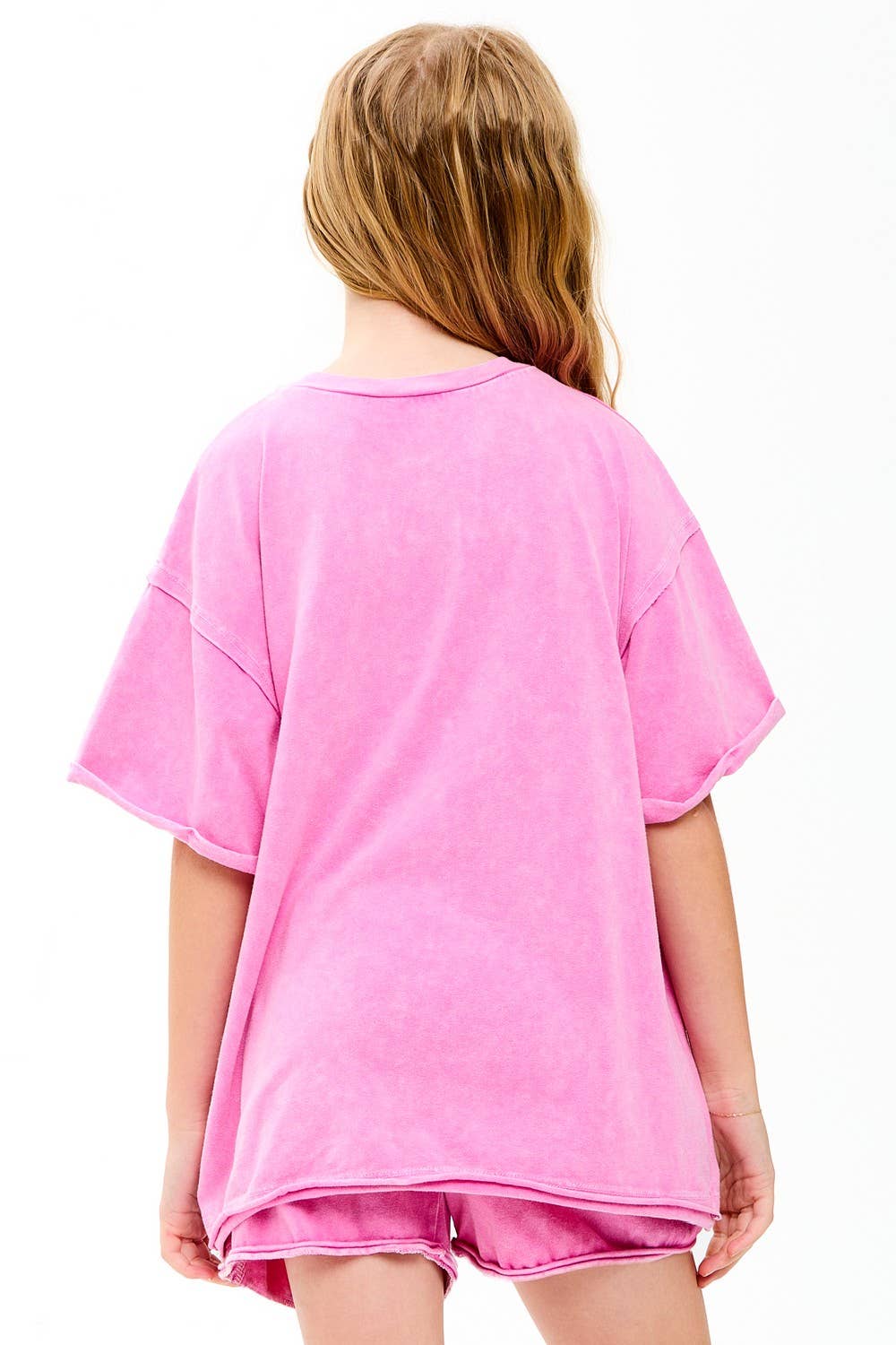 Mineral Washed Raw Edge T-Shirt