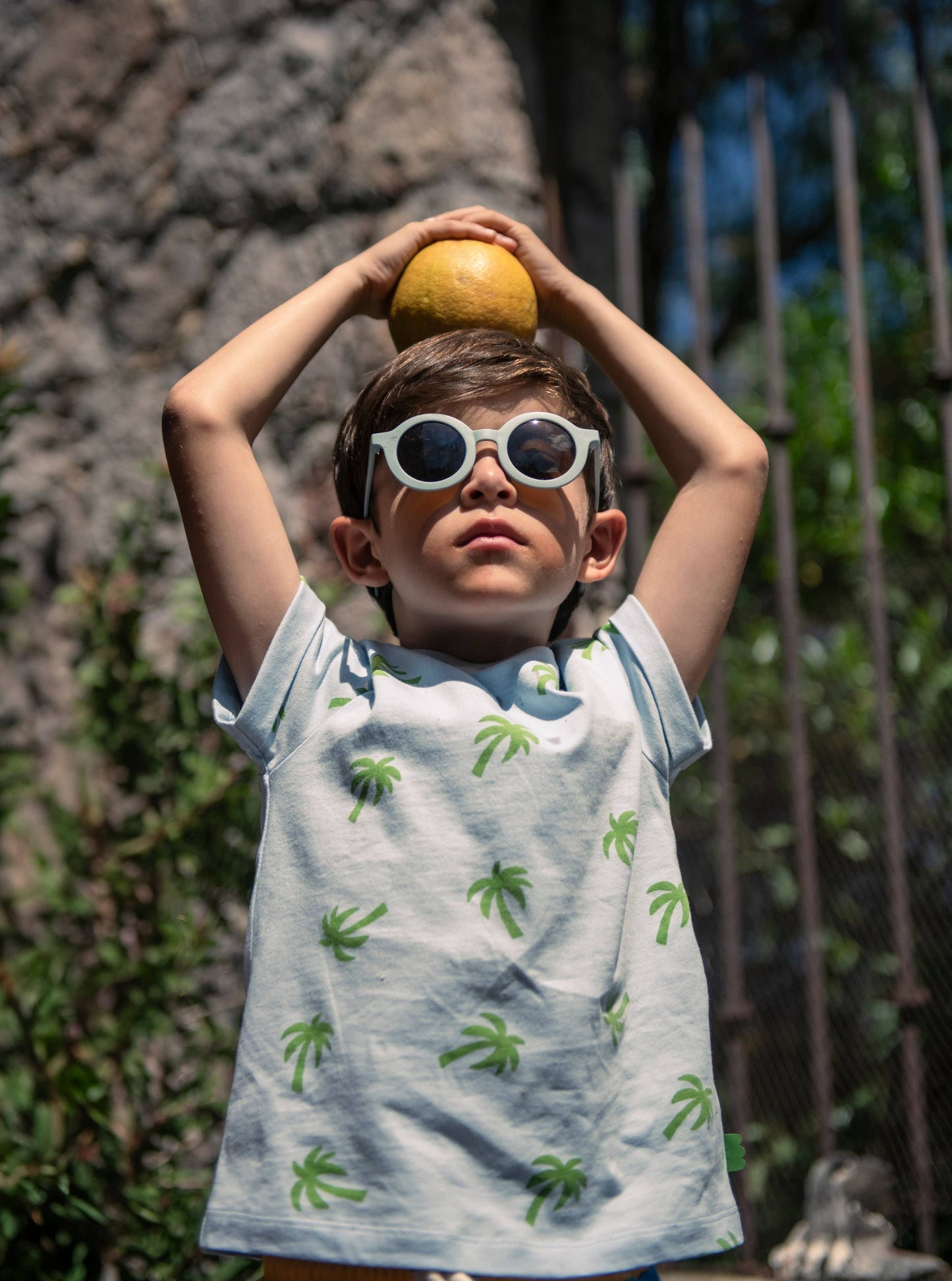 Recycled Cotton Palm Tree T-Shirt