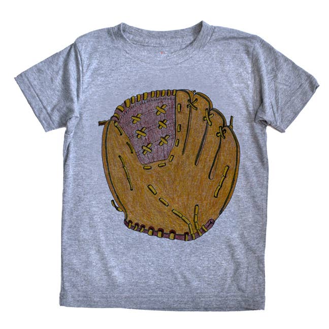 Baseball Glove - Kids Triblend Tee