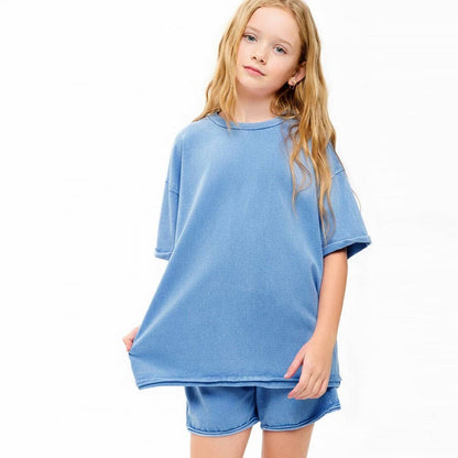 Mineral Washed Raw Edge T-Shirt