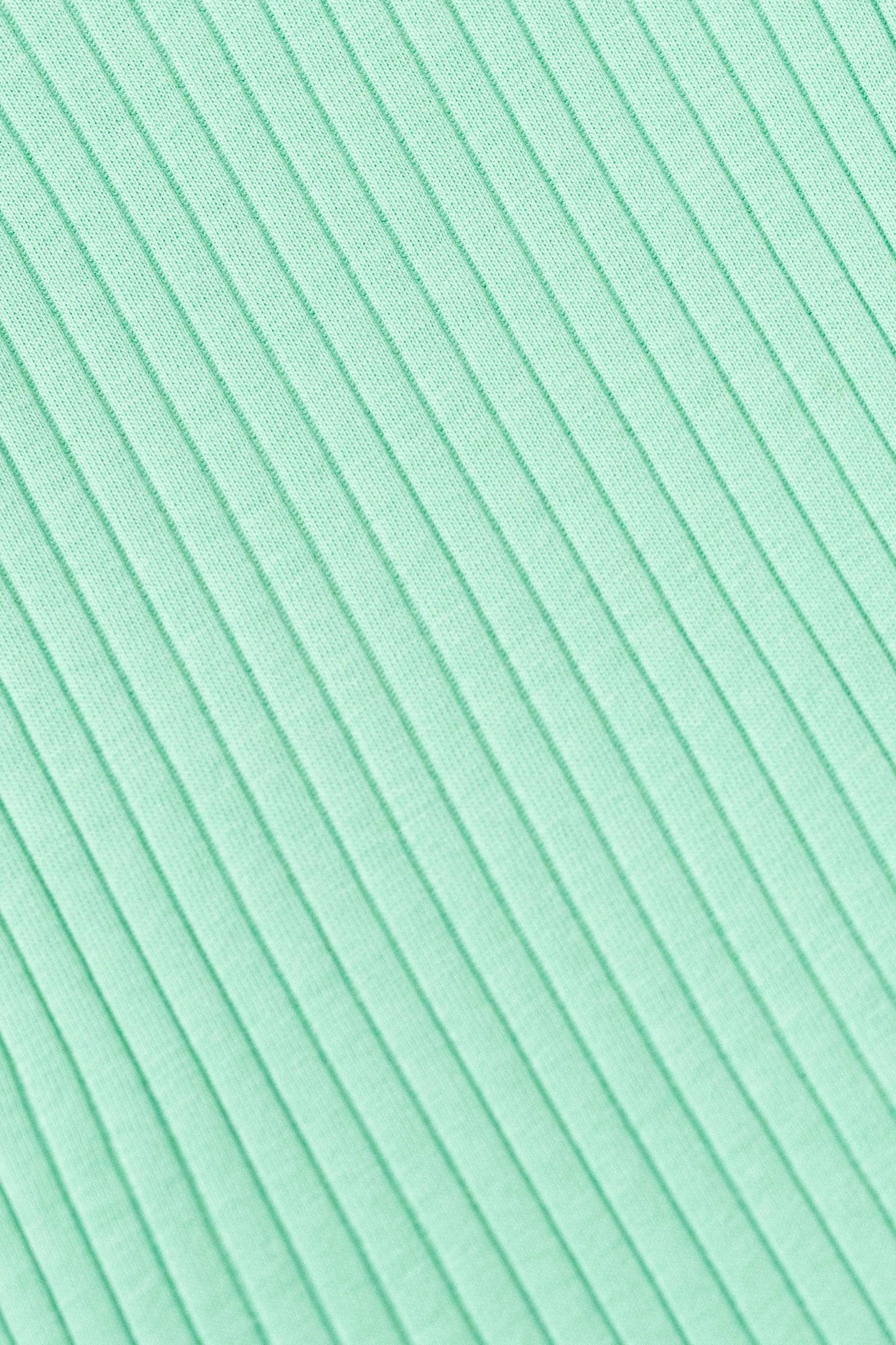 Ribbed Peplum Tank + Short Set- Green