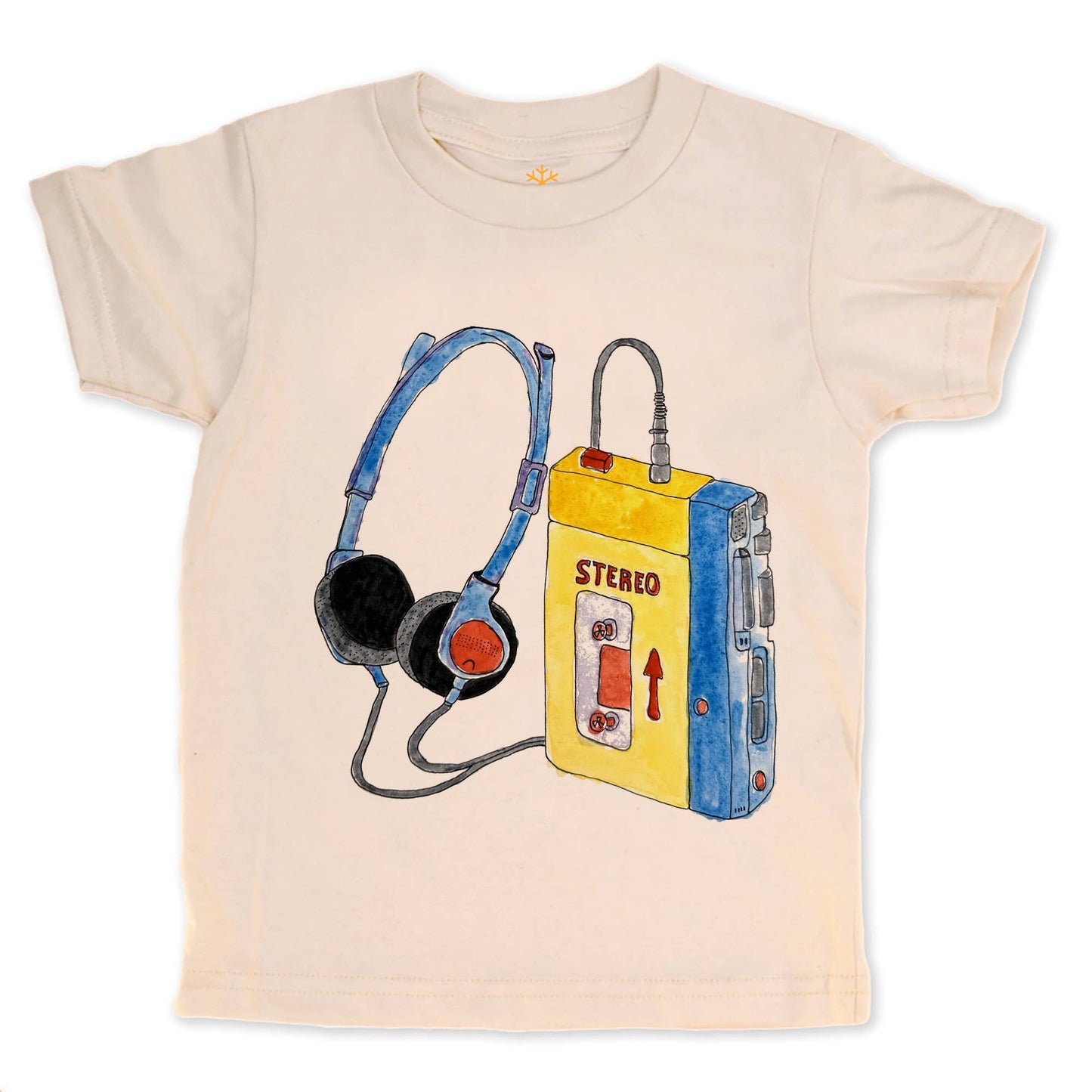 Cassette Player - Kids Organic Tee/Long Sleeve