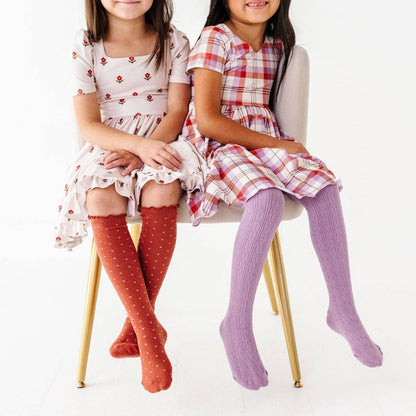 Dottie Knee Socks - Rust
