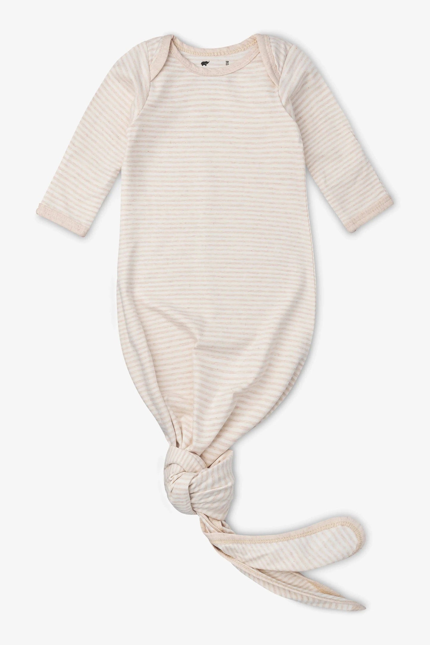 2-Pack Knot It Baby Gowns-Cream
