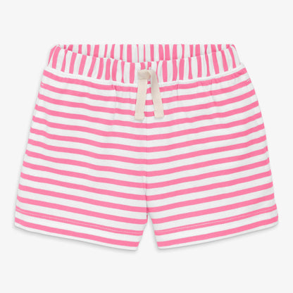Baby play short in stripe