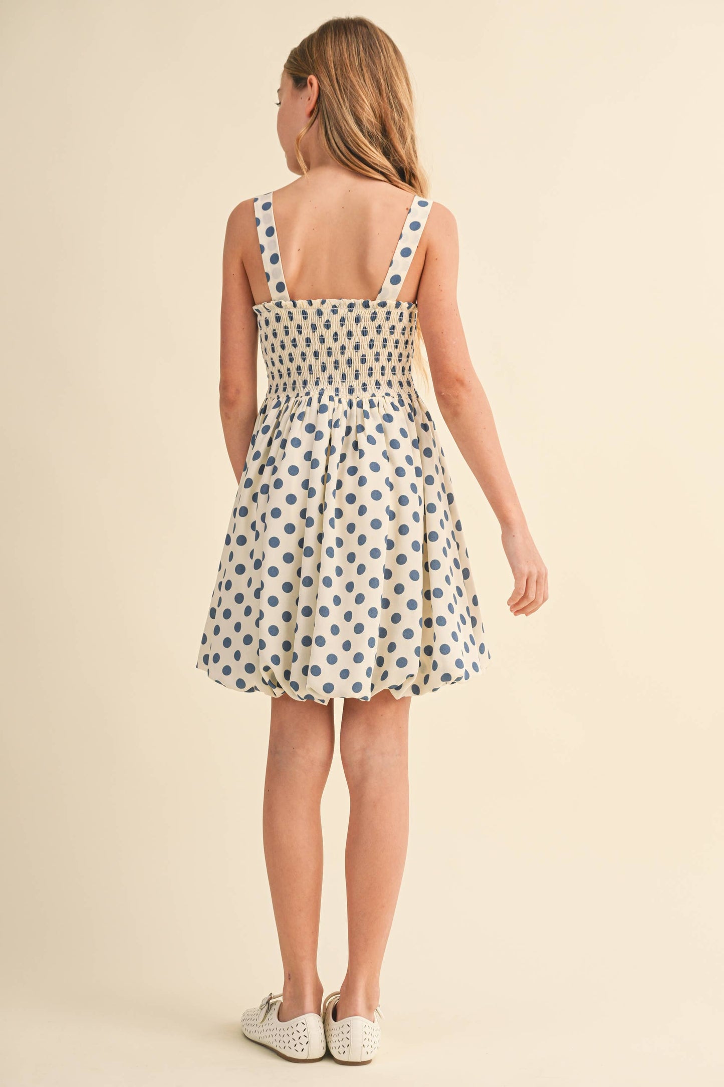 TWEEN KIDS GIRLS SL SMOCKED BUBBLE DRESS (7-12)