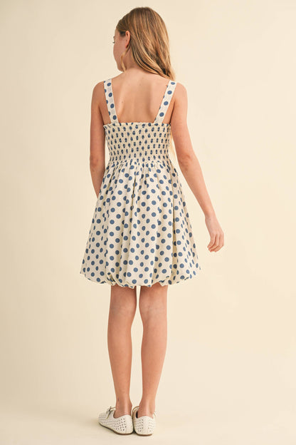 TWEEN KIDS GIRLS SL SMOCKED BUBBLE DRESS (7-12)
