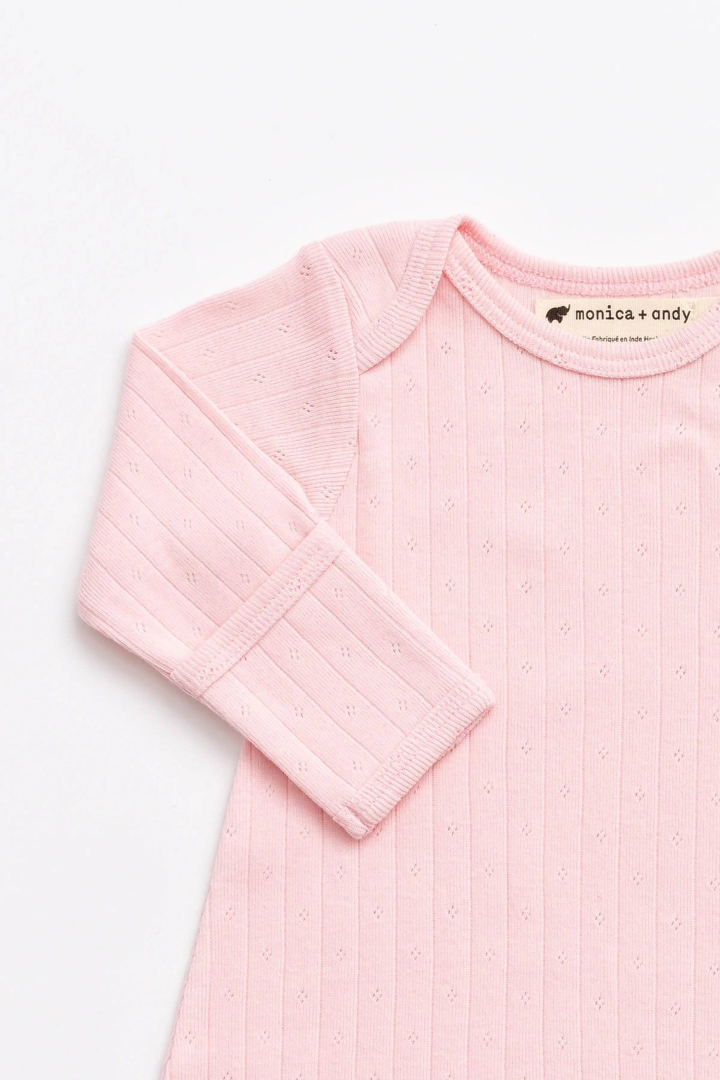 2-Pack Knot It Baby Gowns- Light Pink