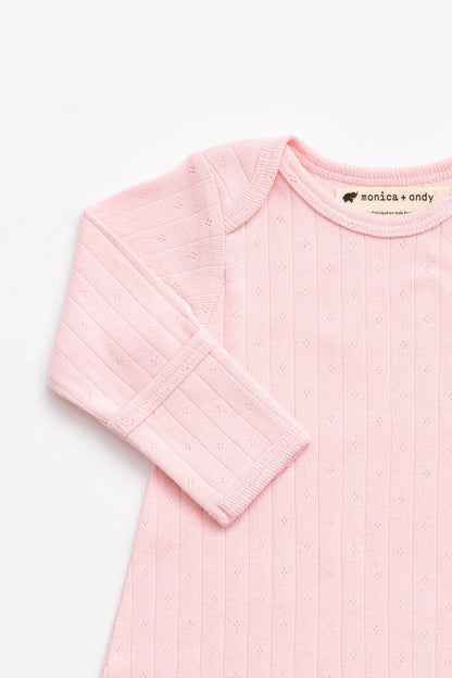 2-Pack Knot It Baby Gowns- Light Pink
