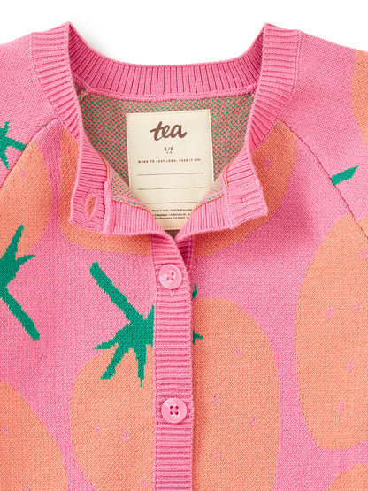 Strawberry Iconic Cardigan