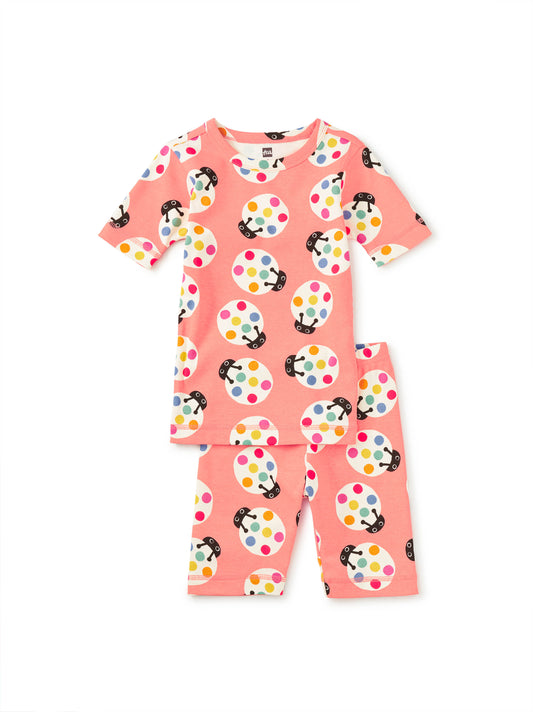 Flamenco Ladybug Pajama Set