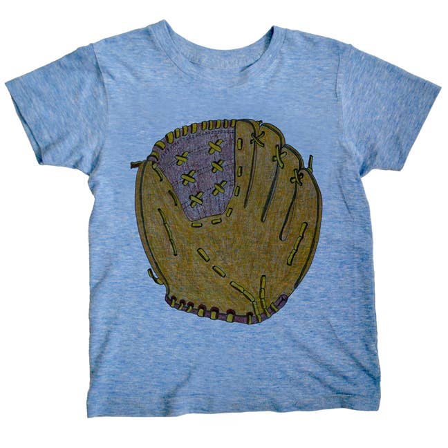 Baseball Glove - Kids Triblend Tee