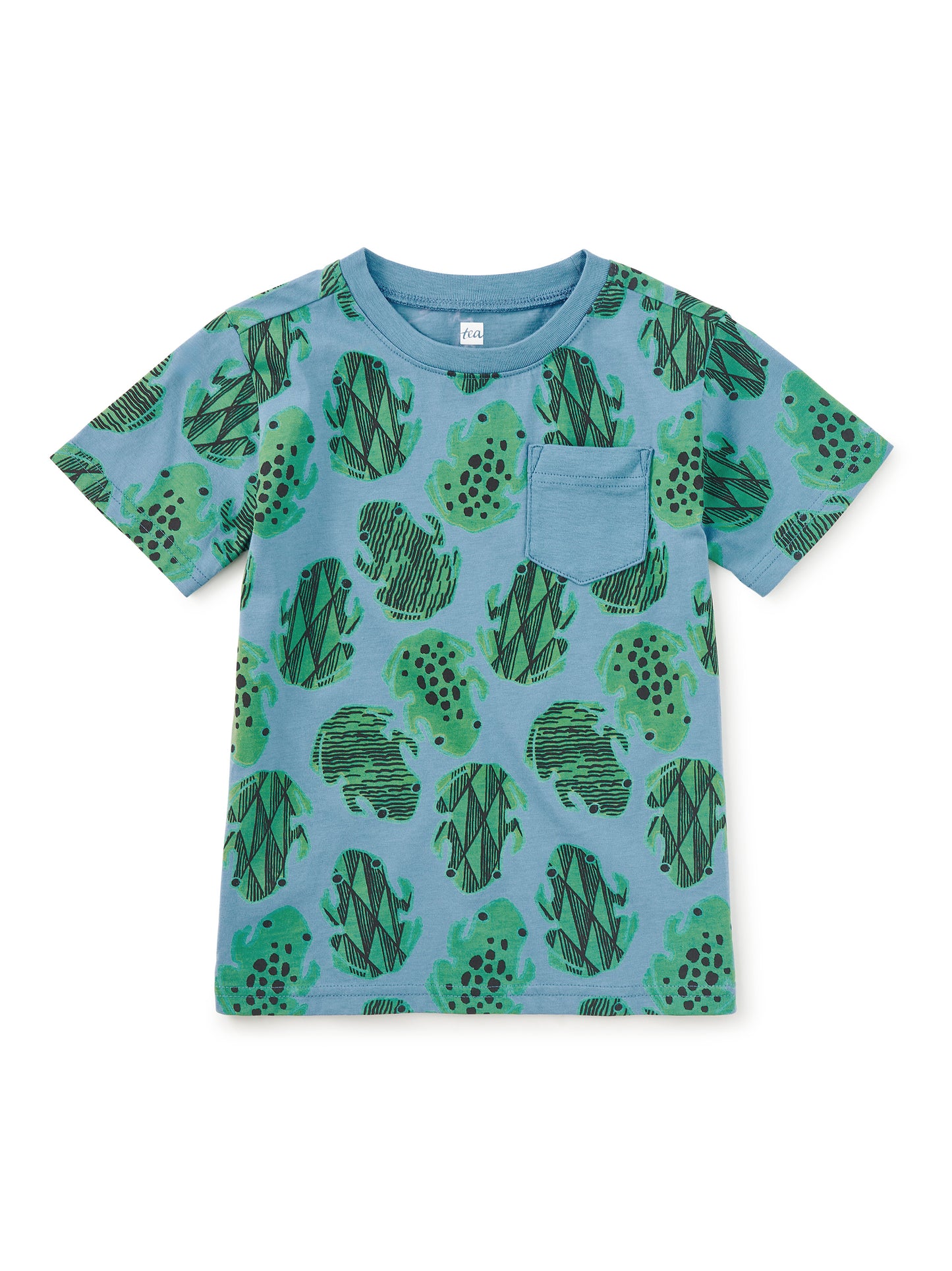 Hopalong Frogs Printed Pocket Tee