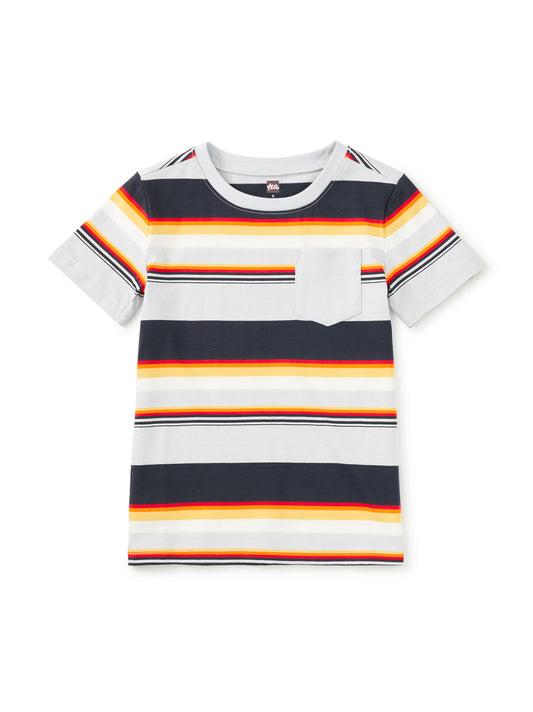 Dusk Stripe Pocket Tee