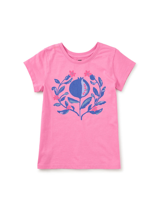 Pomegranate Graphic Tee - Perennial Pink