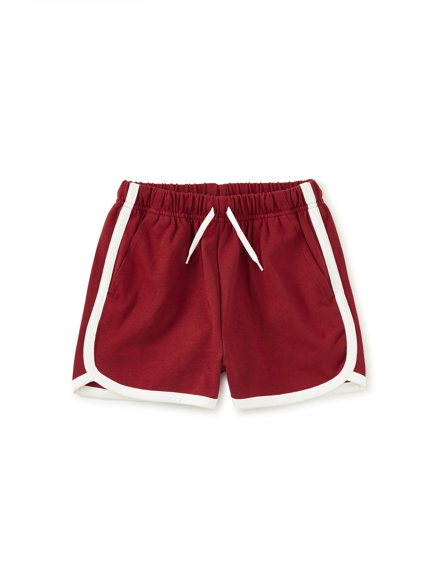 Sporty Ringer Shorts - Dark Maple