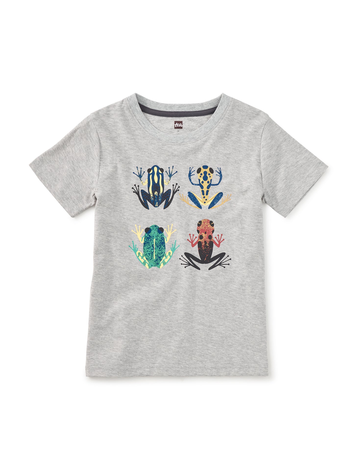 Cloud Forest Frogs Graphic Tee - Med Heather Grey
