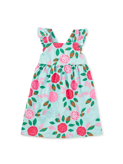 Ruffle Strap Dress - Spinning Carnations