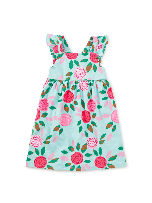 Ruffle Strap Dress - Spinning Carnations