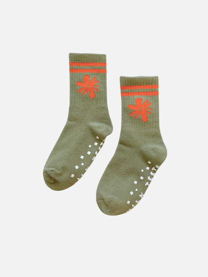 RIBBED GRIP SOCK