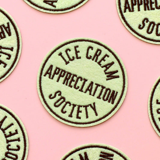 Ice Cream Appreciation Society - Mint - Embroidered Patch