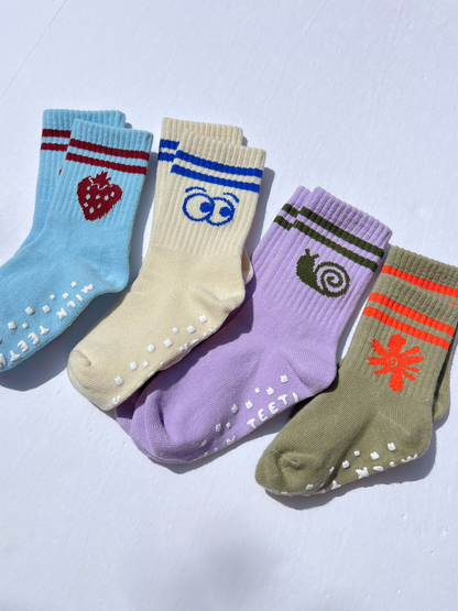 RIBBED GRIP SOCK