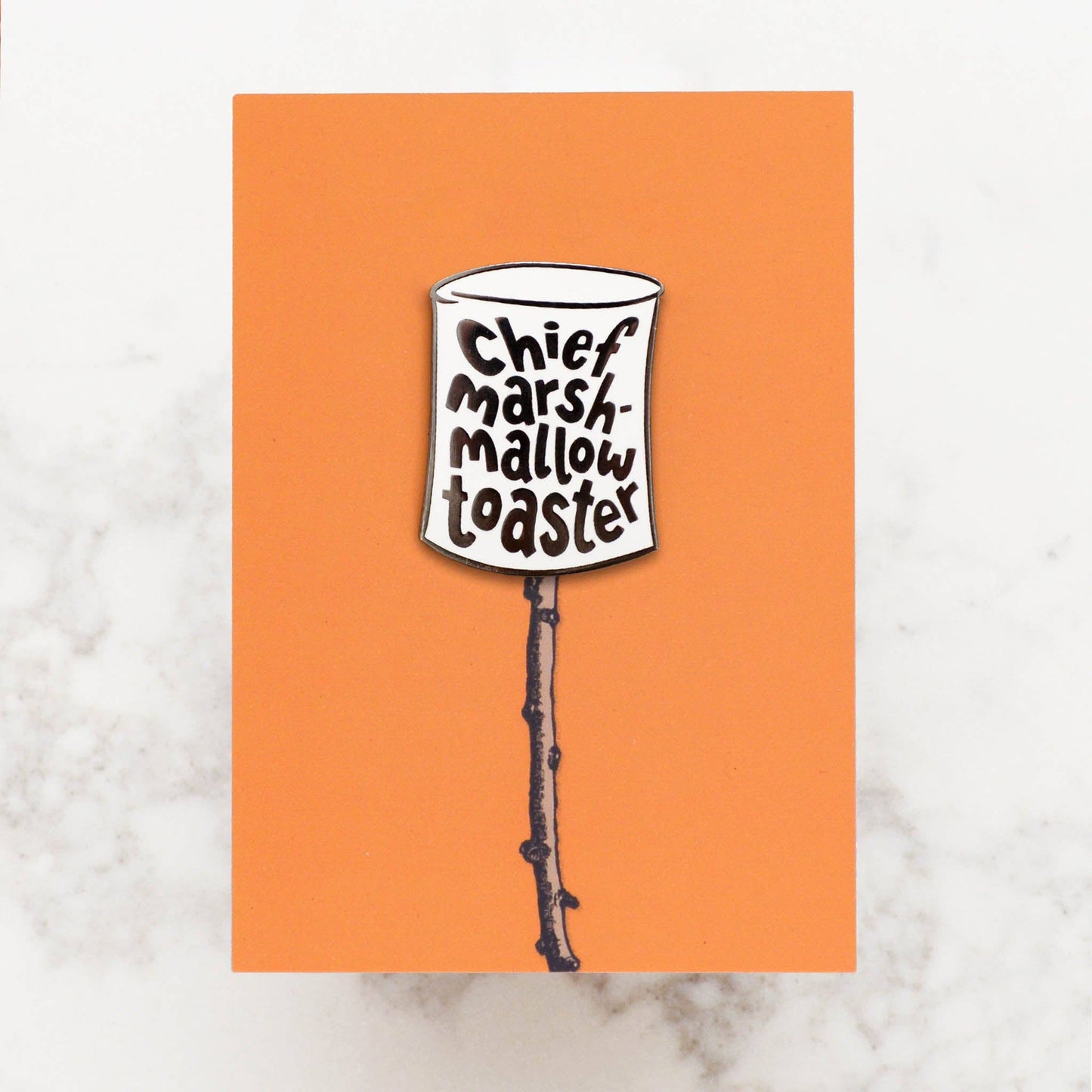 Chief Marshmallow Toaster - Enamel Pin