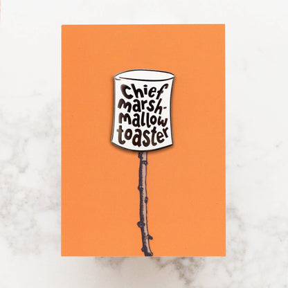 Chief Marshmallow Toaster - Enamel Pin