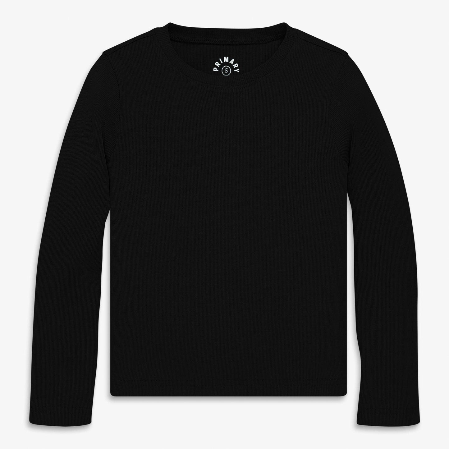Kids long sleeve rib tee