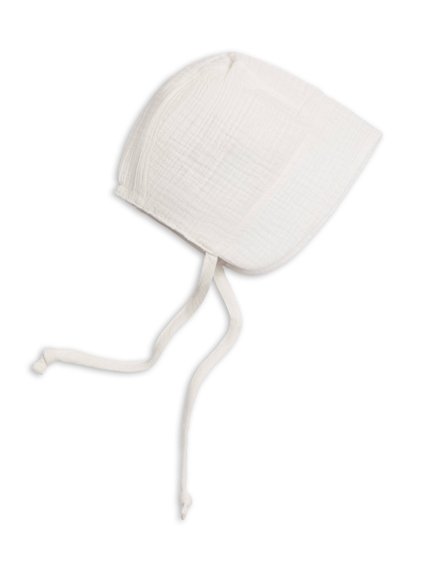 Muslin Bonnet - Coconut