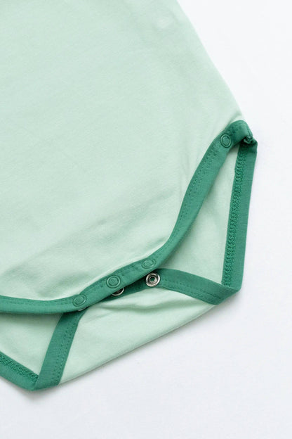 Short Sleeve Lucky Bodysuit- Green