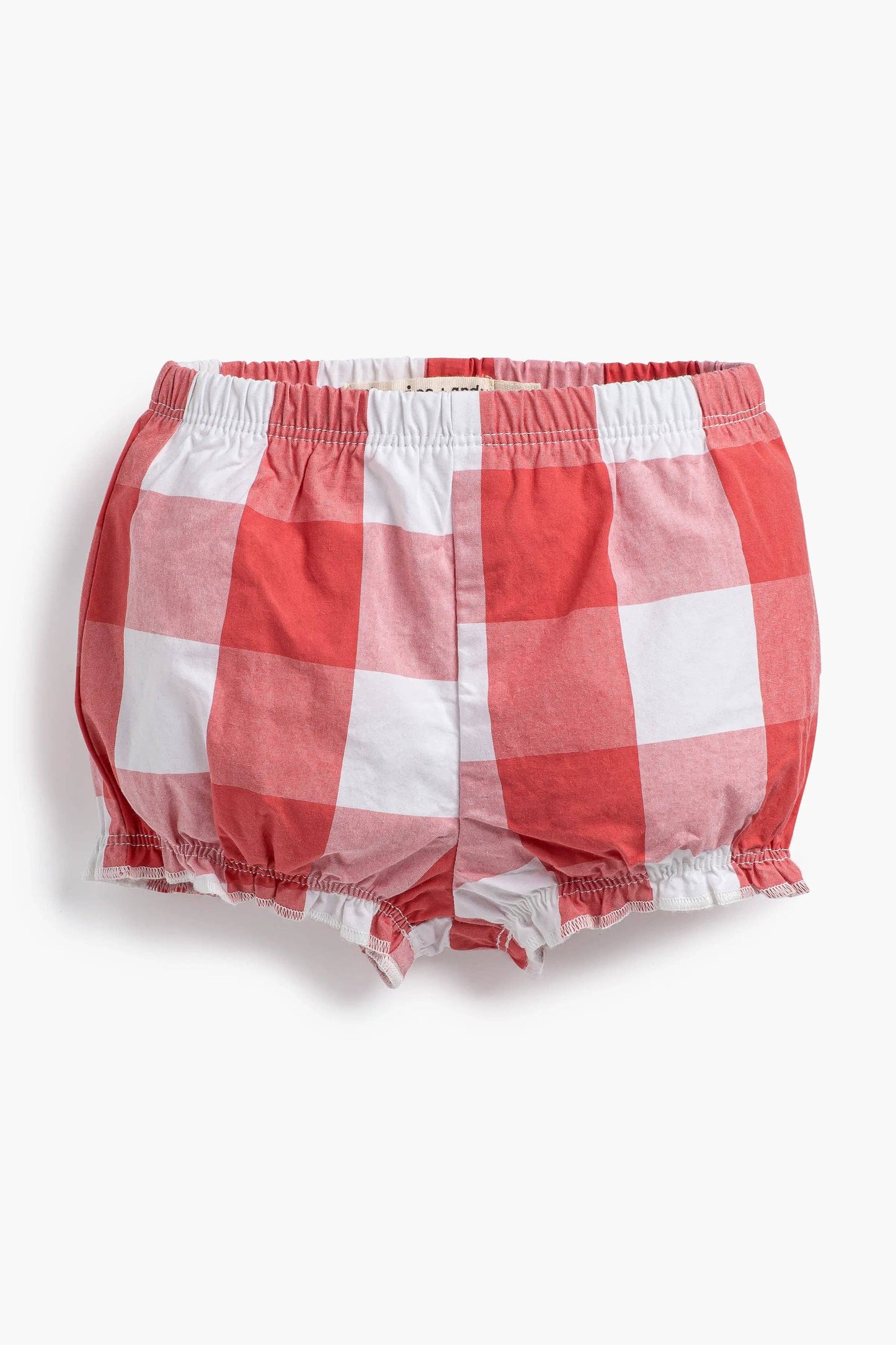 Kids Flutter Sleeve Dress- Red Gingham