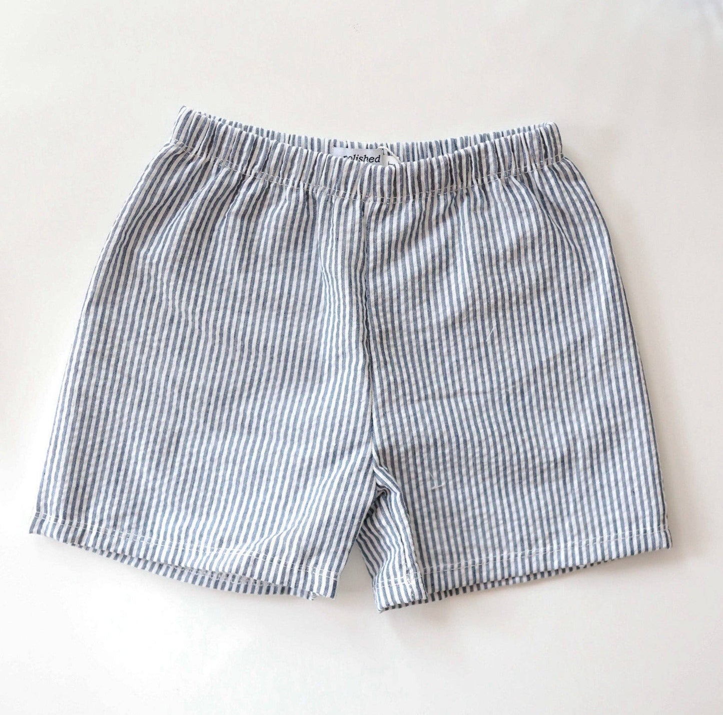 Kids Striped Pull-On Shorts