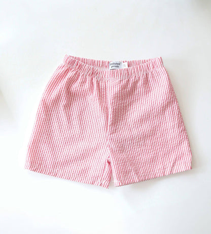 Kids Striped Pull-On Shorts